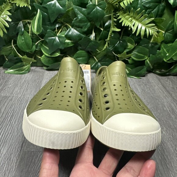 Native Jefferson Rookie Green Shell White Slip-On Water Shoes Men 5 Women 7 main image 7